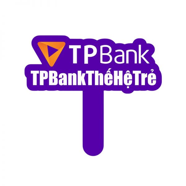 In hashtag cầm tay ngân hàng