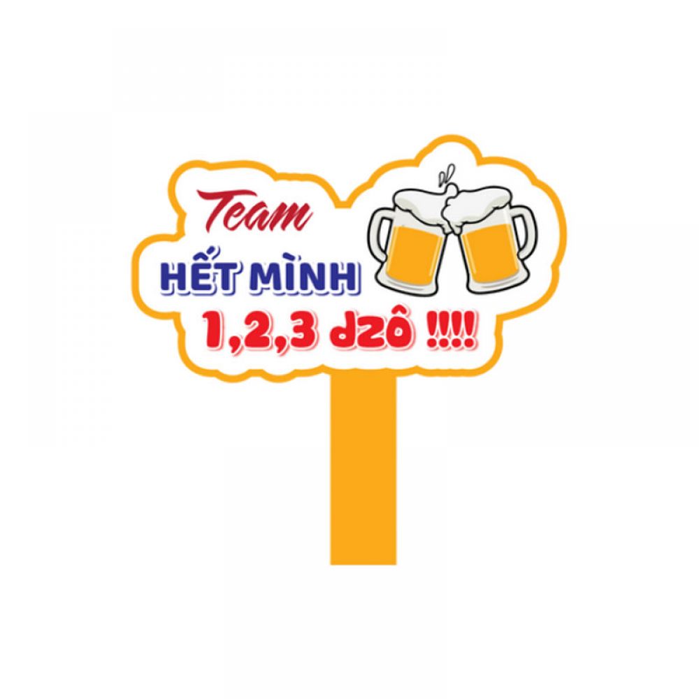 Nhận in hashtag cầm tay