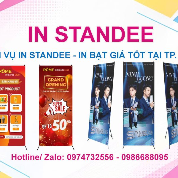 Dịch vụ in standee