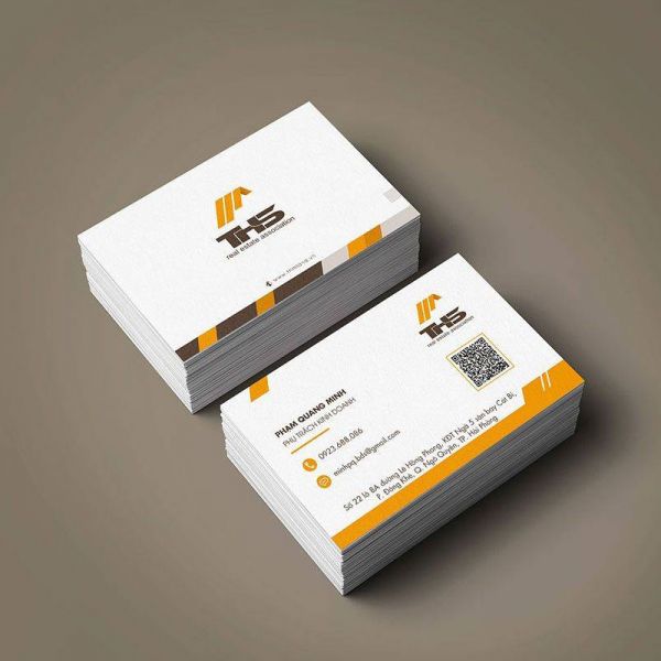In danh thiếp có mã qr