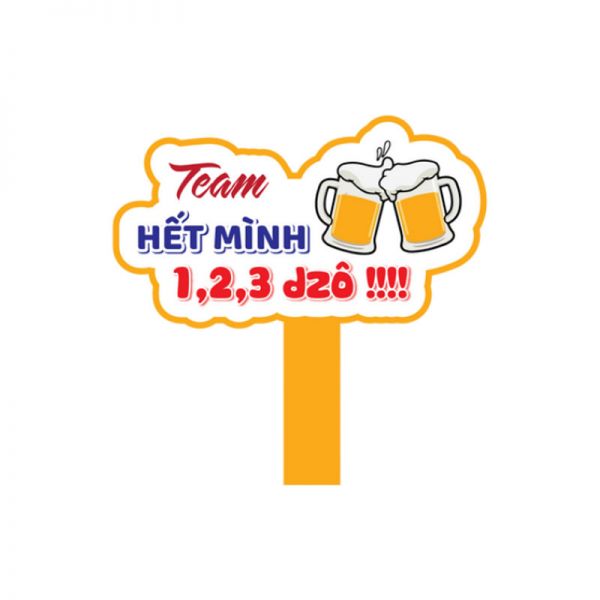 Nhận in hashtag cầm tay